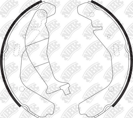 Тормозные колодки NiBK. Артикул FN9977