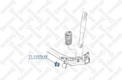 Втулка (сайлентблок) амортизатора Stellox. Артикул 71-11070-SX