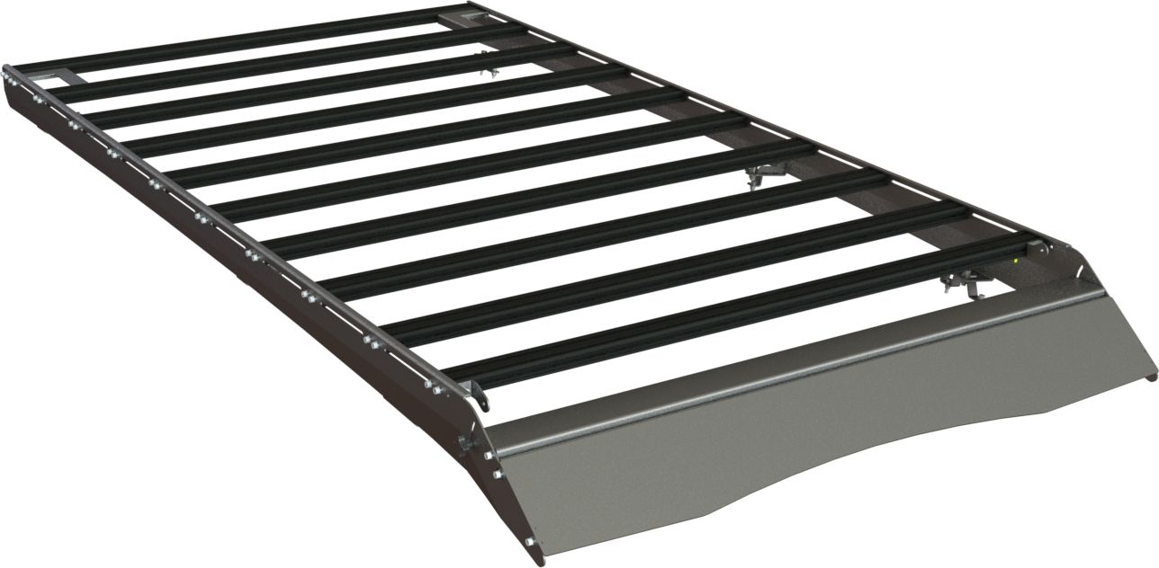 Экспедиционный багажник STC для Toyota Fortuner II 2015-2026 шторка. Артикул STC-TFO/15-TR1