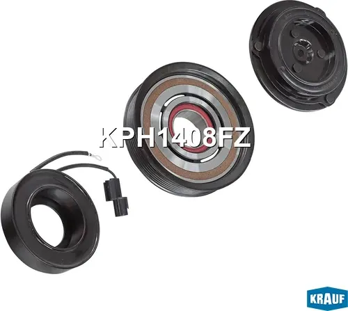 Шкив компрессора кондиционера в сборе (Krauf). Артикул KPH1408FZ