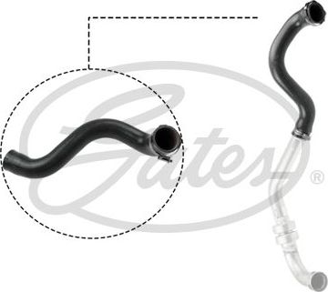 Патрубок интеркулера Gates для Renault Megane II 2003-2010. Артикул 09-0089