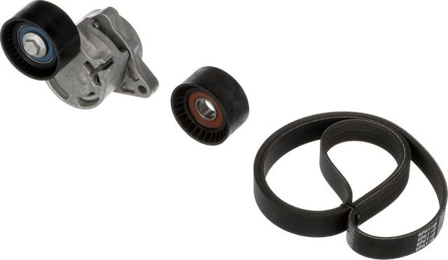 Приводной ремень поликлиновой с роликами (комплект) Gates Micro-V® для Renault Trafic II 2001-2014. Артикул K276PK1148