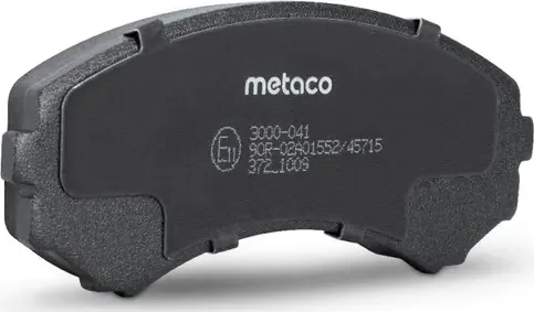 Колодки тормозные MITSUBISHI/MAZDA PAJERO/PAJERO SPORT/MPV 00- передн. (Metaco). Артикул 3000041