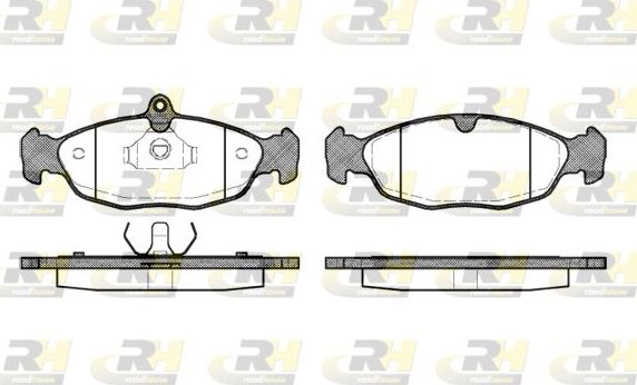 Тормозные колодки RoadHouse передние для Lotus Elan 1989-1995. Артикул 2393.20
