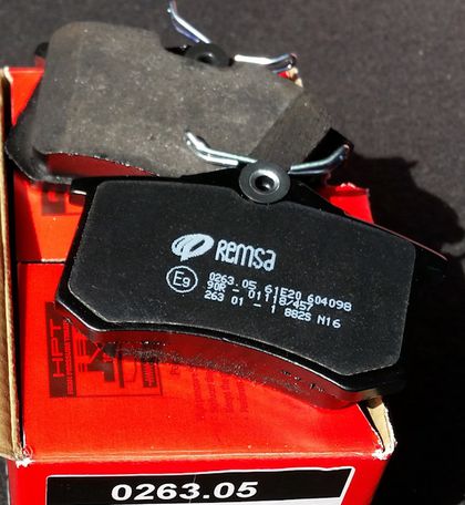 Тормозные колодки Remsa задние для Skoda Octavia A7 2012-2019. Артикул 0263.05