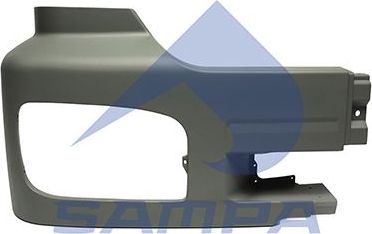 Бампер Sampa правый для Mercedes-Benz Axor 2002-2004. Артикул 1810 0265