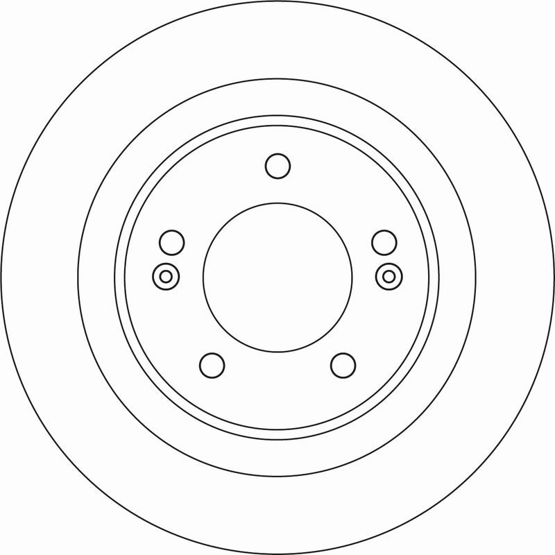 Тормозной диск TRW. Артикул DF6599