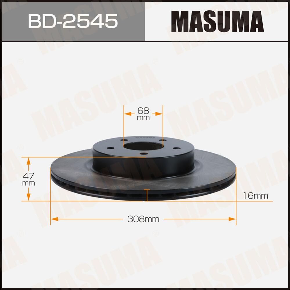 Диск тормозной MASUMA,. Артикул BD2545