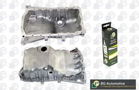 Масляный поддон картера двигателя BGA для Audi A4 III (B7) 2002-2009. Артикул SP0104