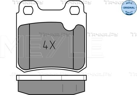 Тормозные колодки Meyle Original задние для Opel Astra F 1991-2001. Артикул 025 211 4015