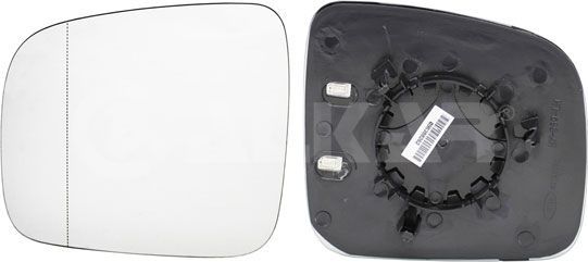 Зеркальное стекло бокового зеркала Alkar левое для Volkswagen Multivan T5 2003-2009. Артикул 6431985