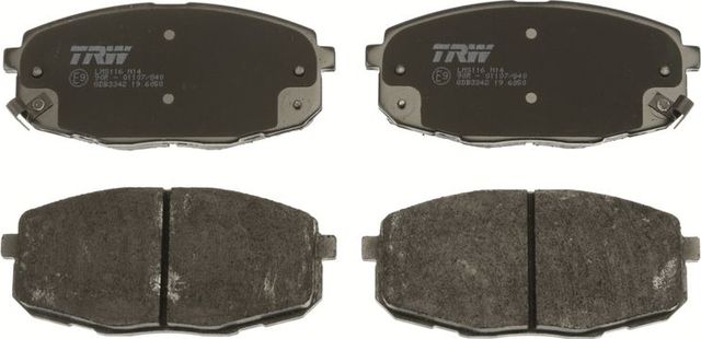 Тормозные колодки TRW COTEC. Артикул GDB3342