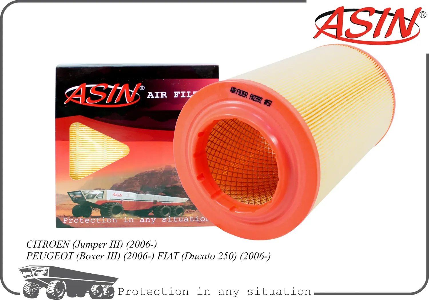 Фильтр воздушный (Asin). Артикул ASINFA2392