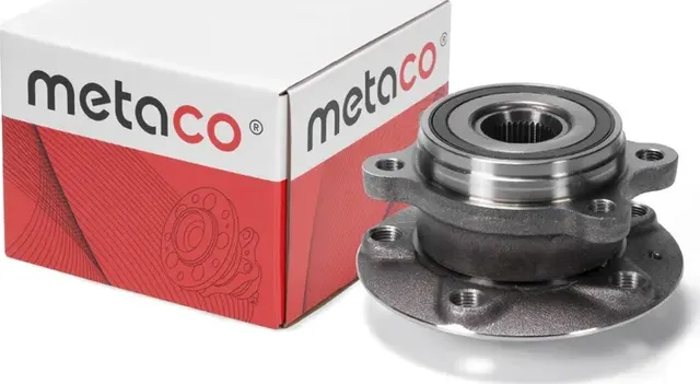 Ступица с подшипником AUDI A3/GOLF V/CADDY/PASSAT B6/TIGUAN/OCTAVIA 03- пер. (Metaco) Metaco. Артикул 5020002