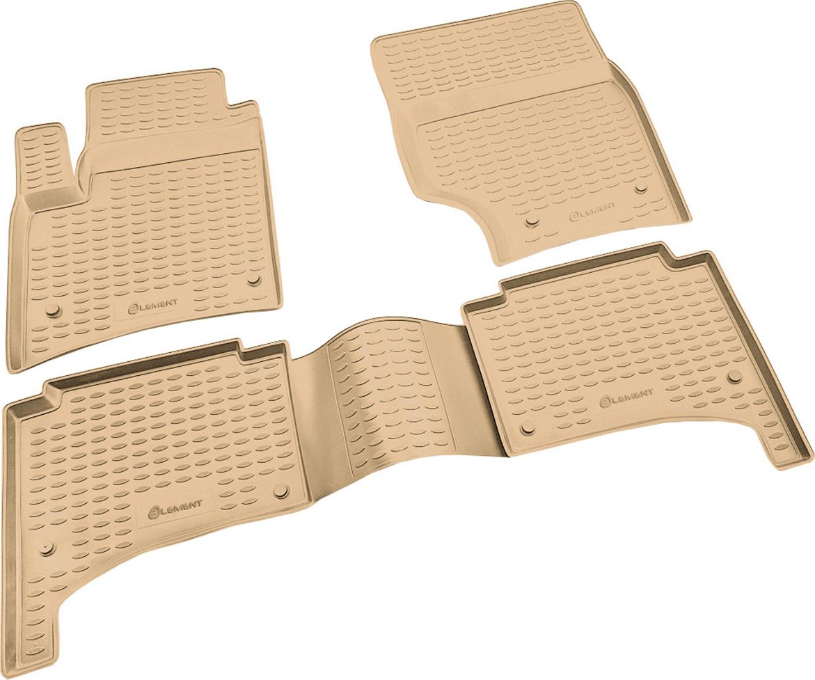 Коврики Element для салона Volkswagen Touareg I 2002-2010 БЕЖЕВЫЕ. Артикул NLC.51.01.212