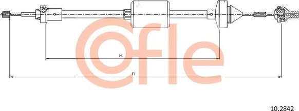 Трос сцепления Cofle. Артикул 92.10.2842
