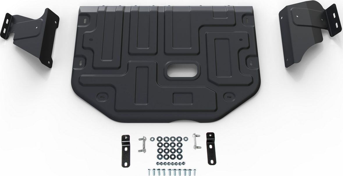 Защита АвтоБРОНЯ для картера и КПП Ford Transit VII 2014-2026. Артикул 111.01867.1