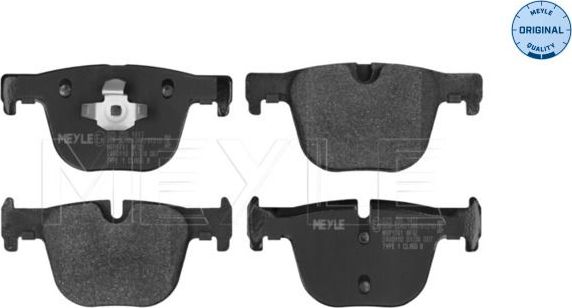 Тормозные колодки Meyle Original. Артикул 025 255 1417