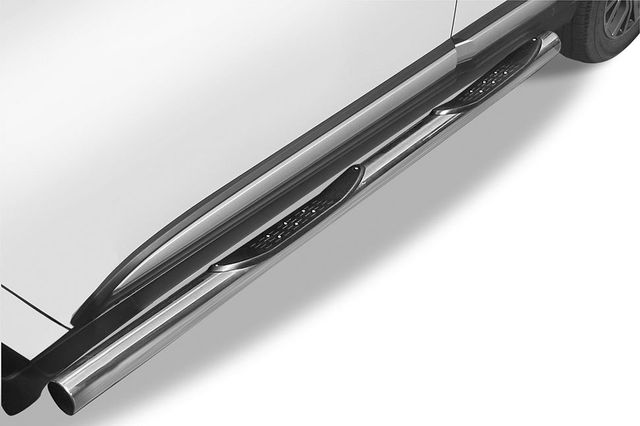 Пороги Slitkoff d76 с проступями для Mitsubishi Outlander III 2015-2026. Артикул MOUT15-005