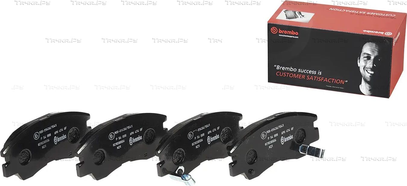 Тормозные колодки Brembo PRIME LINE передние для Mitsubishi L300 II 1986-2006. Артикул P 54 008