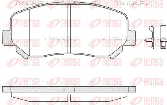 Тормозные колодки Remsa. Артикул 1513.02