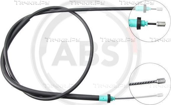 Трос ручника (тросик ручного тормоза) ABS. Артикул K13006