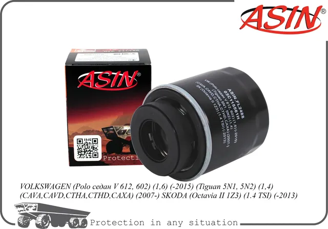 Фильтр масляный 03C115561H/ASIN.FL2488 ASIN Asin. Артикул ASINFL2488
