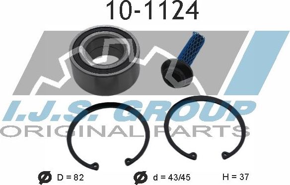 Ступичный подшипник (комплект) IJS Group. Артикул 10-1124