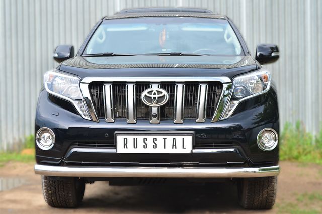 Защита RusStal переднего бампера d76 (секции) для Toyota Land Cruiser Prado 150 2013-2017. Артикул LCPZ-001714