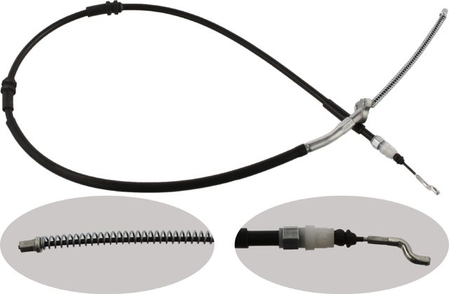 Трос ручника (тросик ручного тормоза) Febi Bilstein. Артикул 36712