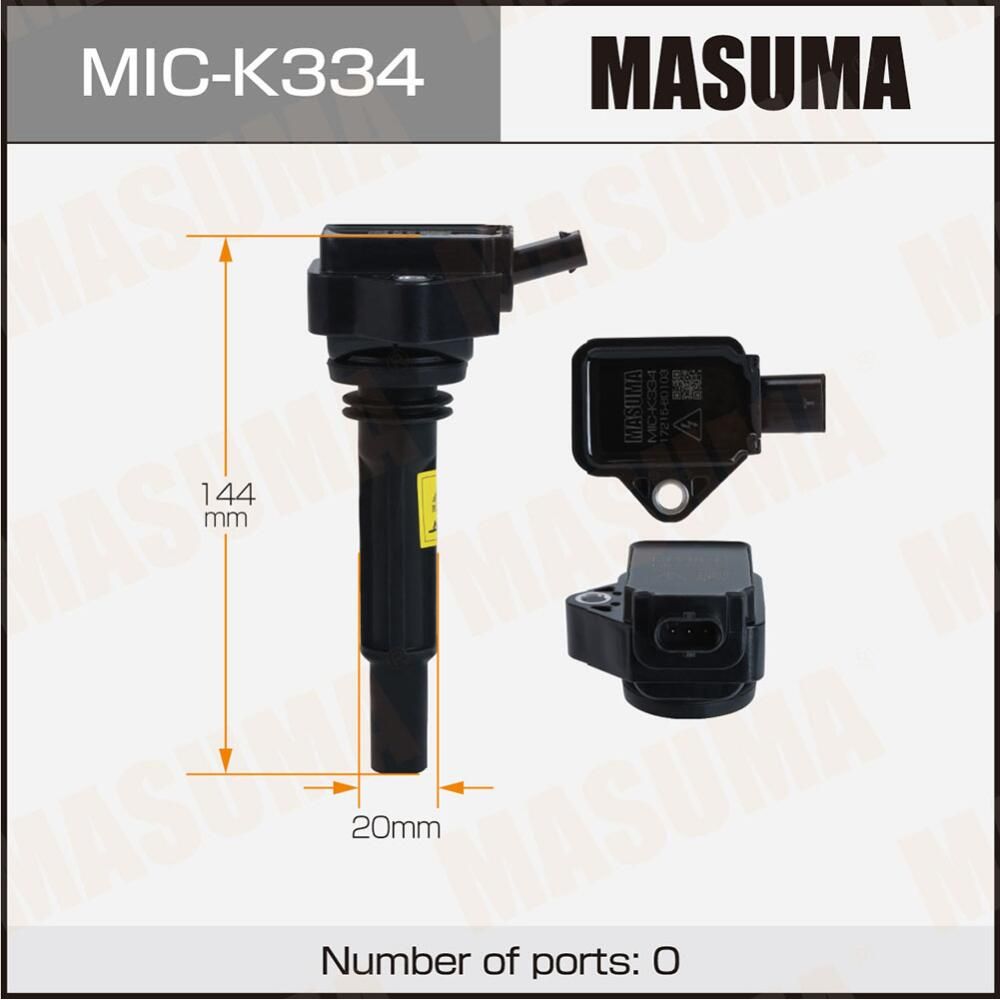 Катушка зажигания MASUMA, SSANGYONG ACTYON II / G20D. Артикул MICK334