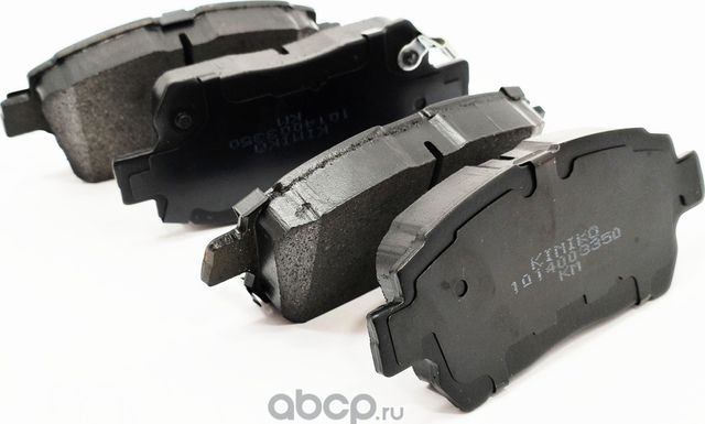 КОЛОДКИ ТОРМОЗНЫЕ, ПЕРЕДНИЕ (КОМПЛЕКТ) BYD F3 (2005- )/ G3 (2009- ), TOYOTA CORO (Kimiko). Артикул 1014003350KM