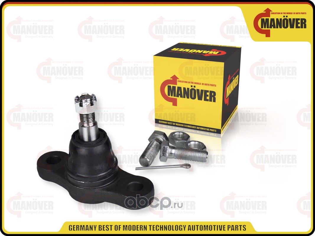 Шаровая опора в сборе с пыльником и крепежом HYUNDAI Tucson, KIA Sportage2 MANOV (Manover). Артикул MR7708712