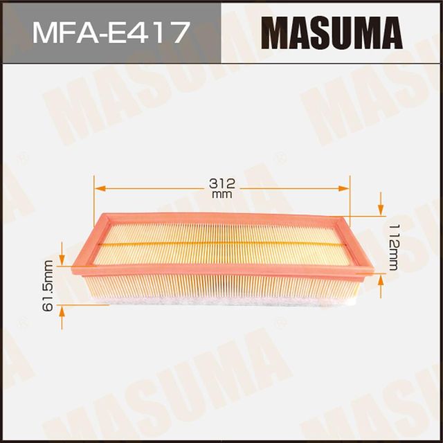 Воздушный фильтр Masuma. Артикул MFA-E417