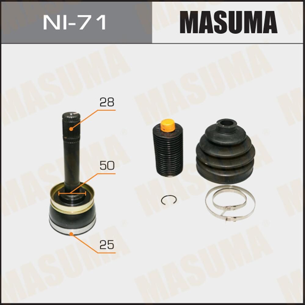 Шрус наружный (граната) Masuma. Артикул NI-71