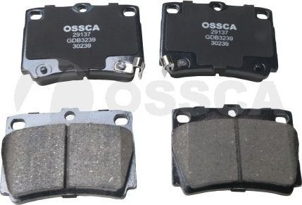 Тормозные колодки OSSCA задние для Mitsubishi Pajero II 1990-2000. Артикул 29137