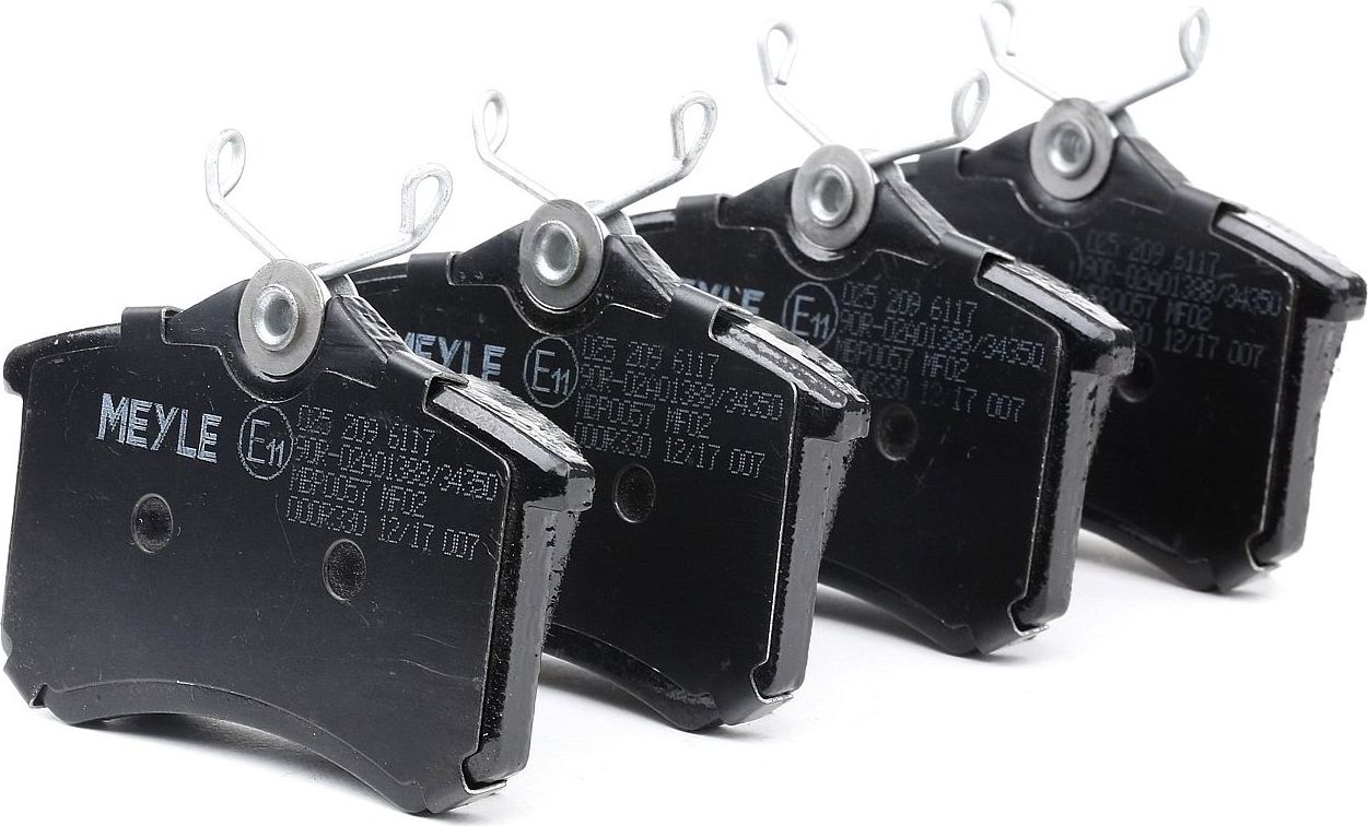 Тормозные колодки Meyle Original задние для Audi A4 II (B6) 2000-2004. Артикул 025 209 6117