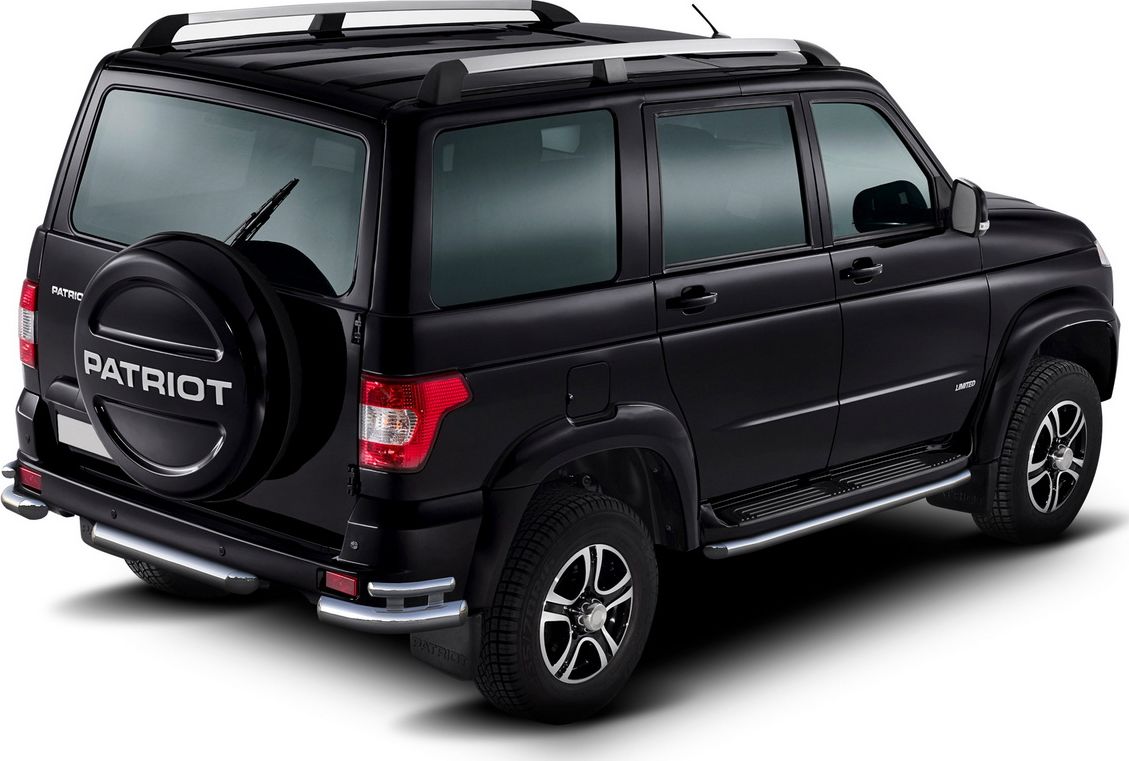 Защита Rival порогов d57 для УАЗ Патриот I рестайлинг 2014-2026. Артикул R.6302.006