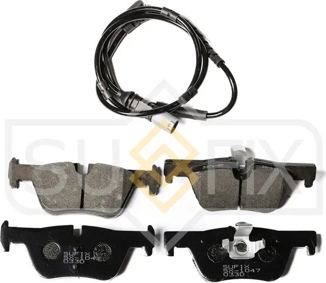 Колодки дисковые тормозные задние правые/левые BMW 1 (F20) 2011-2019 (Sufix). Артикул SX1047