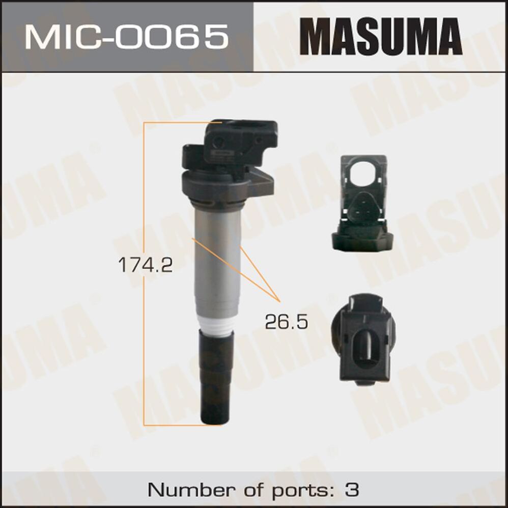 Катушка зажигания Masuma. Артикул MIC-0065