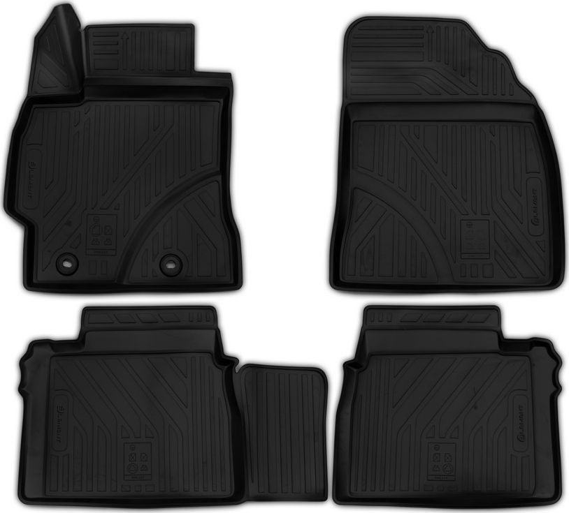 Коврики Element 3D для салона Toyota Corolla E180/E170 рестайлинг 2016-2019. Артикул CARTYT00023k