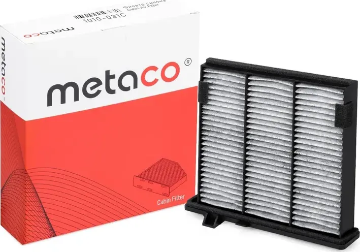 Фильтр салона MITSUBISHI PAJERO 2000- УГОЛЬНЫЙ (Metaco). Артикул 1010031C