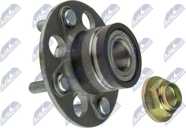 Ступица колеса с интегрированным подшипником NTY задняя правая/левая для Honda Jazz I 2002-2008. Артикул KLT-HD-056