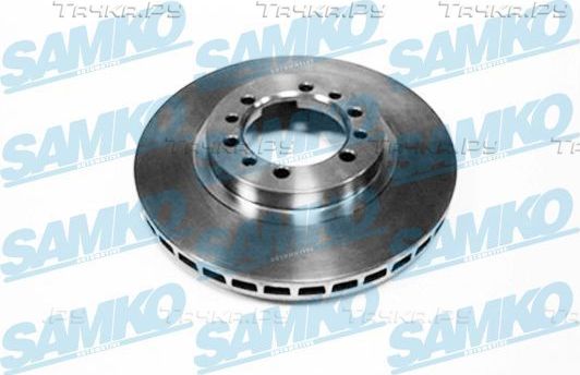 Тормозной диск Samko передний для Mitsubishi Pajero Sport II 2009-2016. Артикул D1411V
