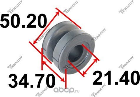 САЙЛЕНТБЛОК ПЕРЕДНЕГО НИЖНЕГО РЫЧАГА (Tenacity) Tenacity. Артикул AAMNI1088