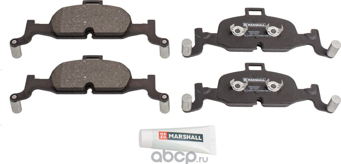 Колодки тормозные дисковые передние (Marshall). Артикул M2622402