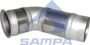 Гофра глушителя Sampa передний для Mercedes-Benz Actros MP3 2008-2012. Артикул 100.261