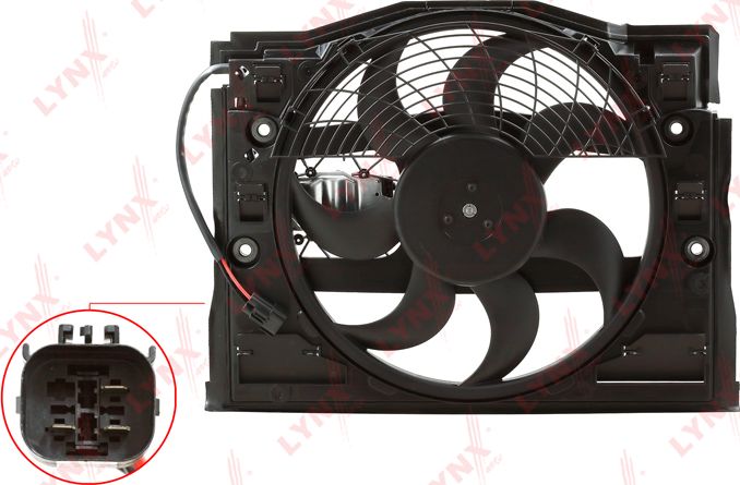 Вентилятор радиатора двигателя LYNXauto. Артикул RF-1077