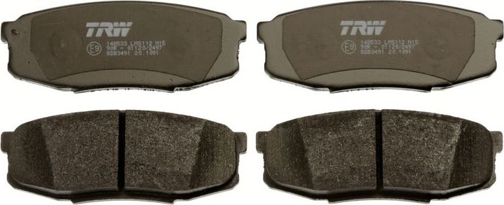 Тормозные колодки TRW COTEC. Артикул GDB3491