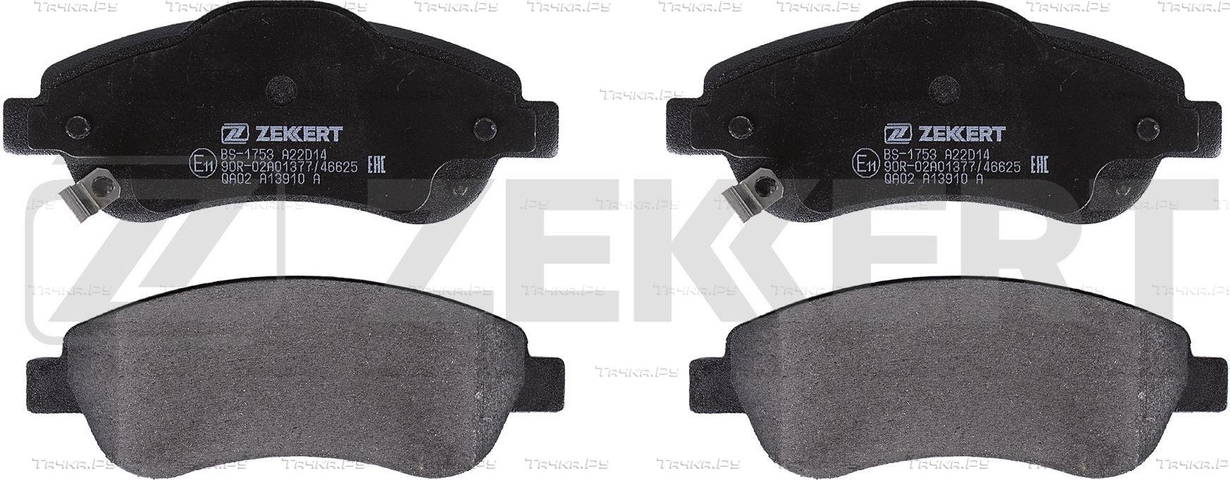 Тормозные колодки Zekkert передние для Honda CR-V III 2006-2012. Артикул BS-1753